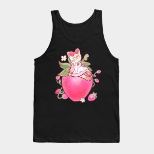 STAY CUTE, STRAWBEE Tank Top